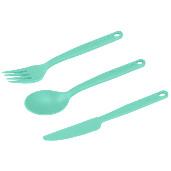 Ensemble Sea to Summit Camp Cutlery Set 3 Piece Cabbage