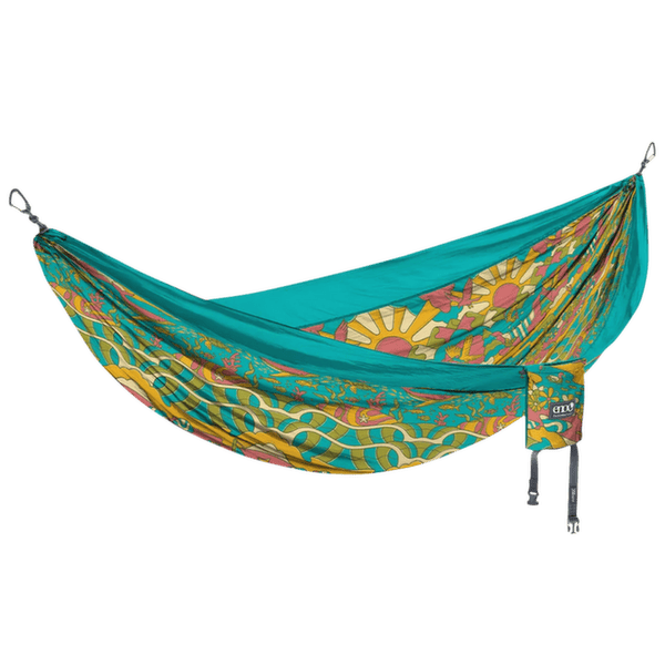 Hamac Eno DoubleNest Print - Giving Back 337 Vibrant Earth/Cyan