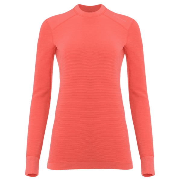 T-shirt a manches longues Aclima StreamWool Crew Neck Women Spiced Coral