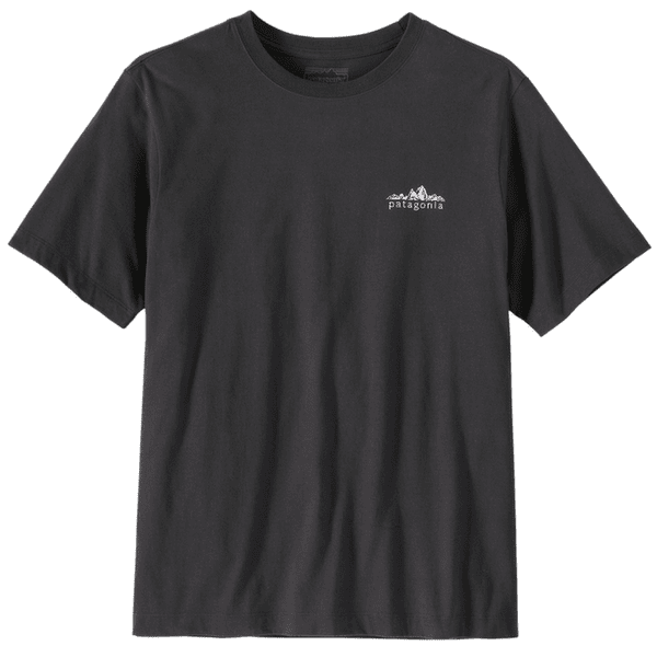 T-shirt a manches courtes Patagonia FITZ ROY FOOTHILLS T-SHIRT Men Ink Black