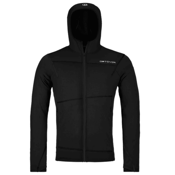 Veste Ortovox FLEECE LIGHT HOODY MEN 90201 black raven