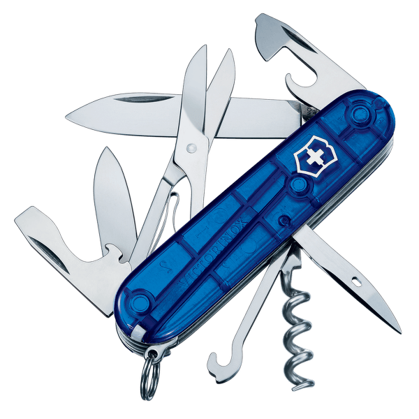 Couteau Victorinox Climber 1.3703.T2 Blue Translucent