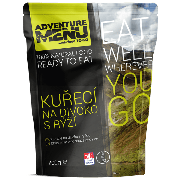Régime alimentaire Adventure Menu Kuřecí na divoko s rýží