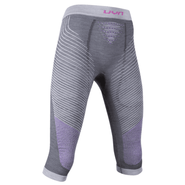 Leggings 3/4 UYN Fusyon UV Pants Medium Women Anthracite/Purple/Pink