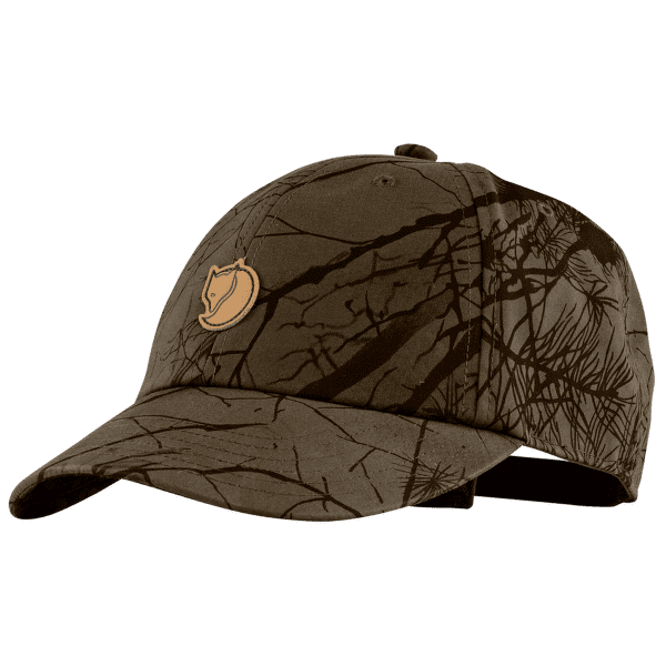 Casquette de baseball Fjällräven Lappland Camo Cap Dark Olive Camo