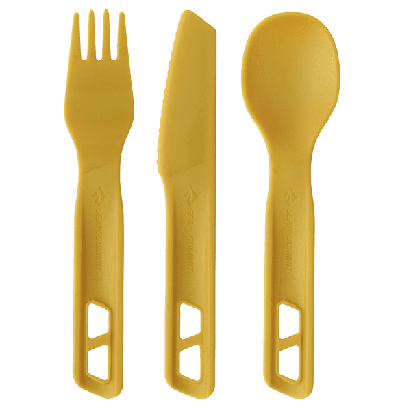 Couverts Sea to Summit Passage Cutlery Set - [3 Piece] Arrowwood Yellow