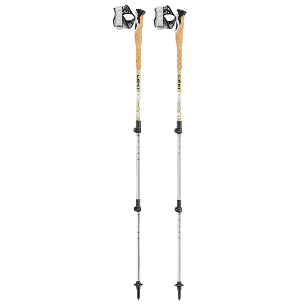 Trou Leki Cross Trail TA white-goldbrown-black