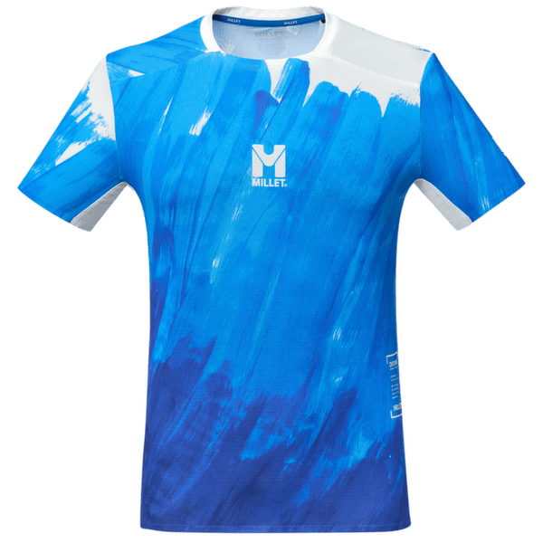 T-shirt a manches courtes Millet Intense Pro Light TS SS Men ICON BLUE/WHITE