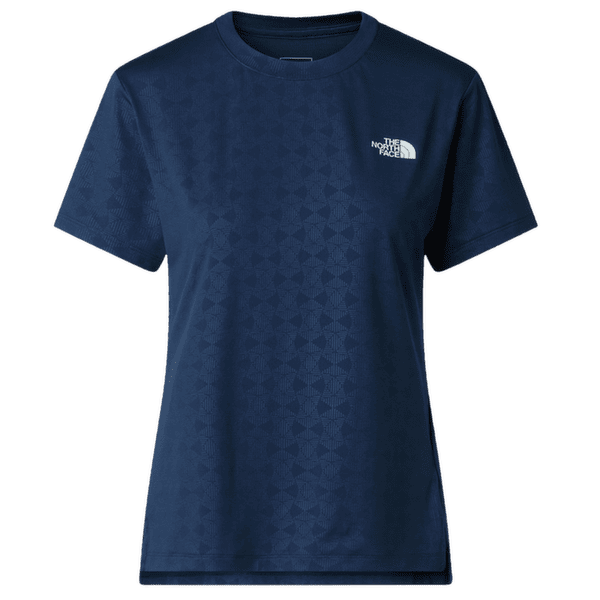 T-shirt a manches courtes The North Face Flex Geo Embossed Short Sleeve Reg T-Shirt Women SUMMIT NAVY