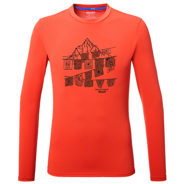 T-shirt a manches longues Millet SENECA TS LS UV Men PAPRIKA