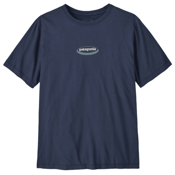 T-shirt a manches courtes Patagonia ’95 Oval Logo T-Shirt Men New Navy: Kaleido