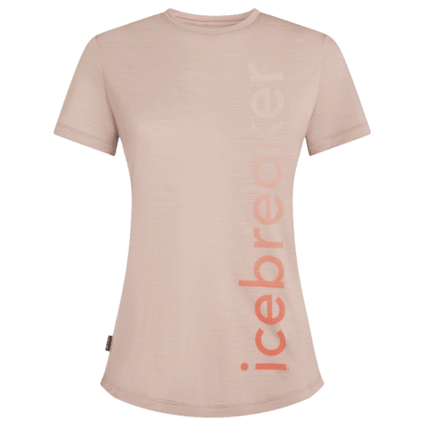 T-shirt a manches courtes Icebreaker Merino Blend 125 Cool-Lite Sphere SS Tee IB Vertical Women PINK QUARTZ