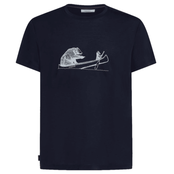 T-shirt a manches courtes Icebreaker Merino Blend Core SS Tee Canoe Companions Men Midnight Navy