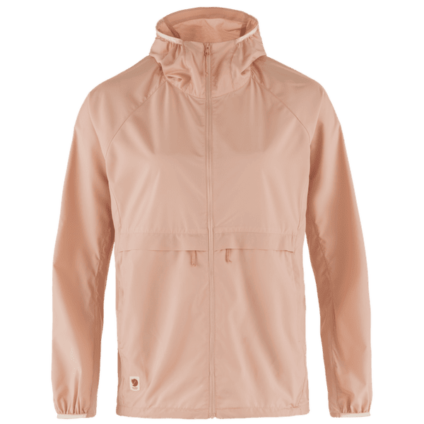 Veste Fjällräven HIGH COAST WIND HOODIE WOMEN Chalk Rose