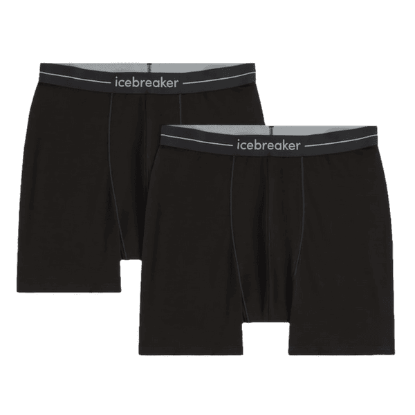 Caleçons Icebreaker Merino 150 Anatomica Boxers Men BLACK