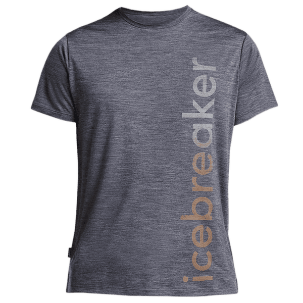 T-shirt a manches courtes Icebreaker Merino Blend 125 Cool-Lite Sphere SS Tee IB Vertical Men Midnight Navy Hthr