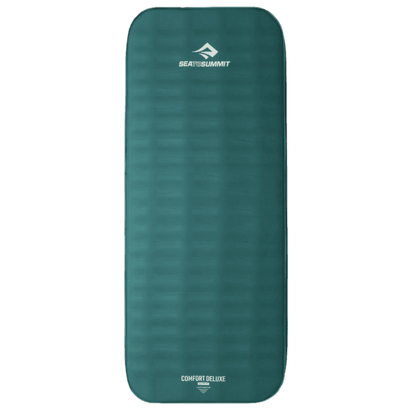 Tôle d'assise Sea to Summit Comfort Deluxe Self Inflating Mat Large Rectangular Wide Rain Forest