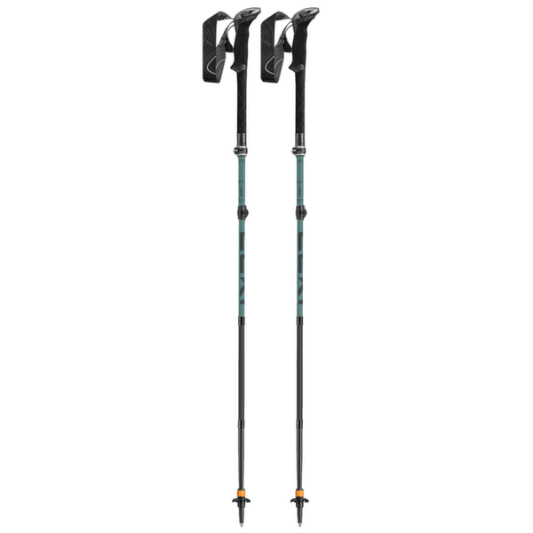 Trou Leki Makalu FX Carbon AS greenblue light-greenblue dark-black