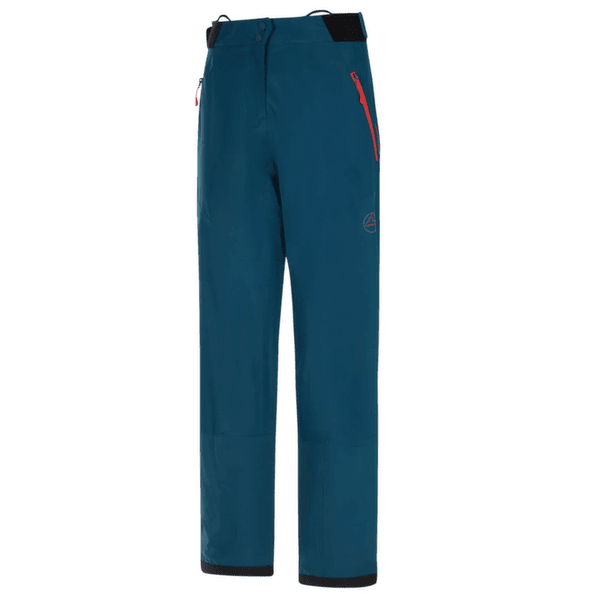 Pantalons La Sportiva CROSSRIDGE EVO SHELL PANT Women Storm Blue/Cherry Tomato