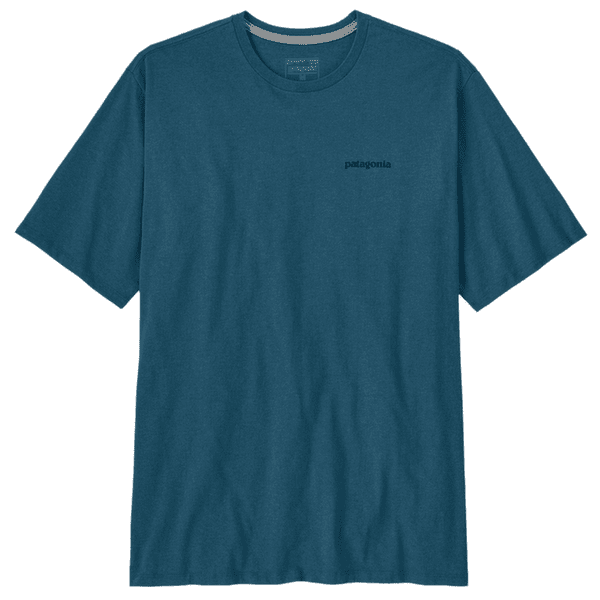 T-shirt a manches courtes Patagonia P-6 Logo Responsibili Tee Men Glacial Blue