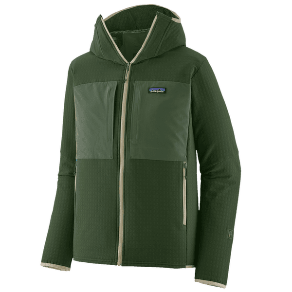 Veste Patagonia R2 TECHFACE HOODY Men Treeline Green