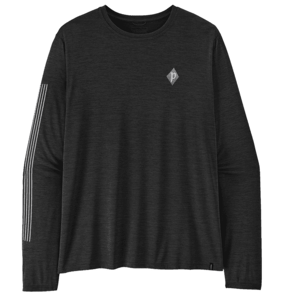 T-shirt a manches longues Patagonia LONG-SLEEVED CAP COOL DAILY SHIRT - HUT TRIPPER Men Black