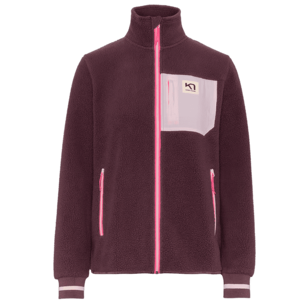 Veste Kari Traa ROTHE MIDLAYER COCOA/COCOA POWDER