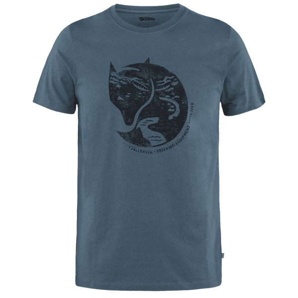 T-shirt a manches courtes Fjällräven Arctic Fox T-Shirt Men Indigo Blue