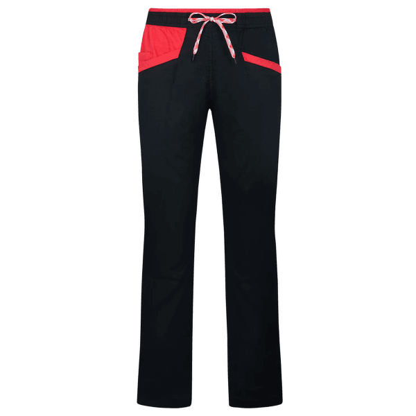 Pantalons La Sportiva TEMPLE PANT Women Black/Hibiscus