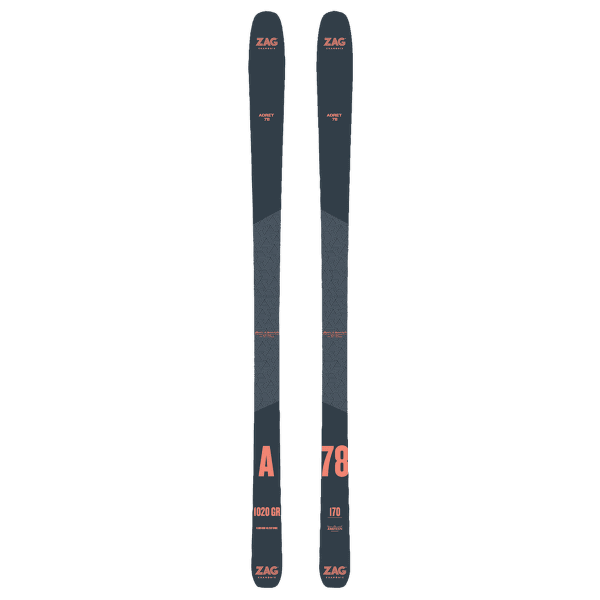 Ski Zag ADRET 78 BLACK/ORANGE