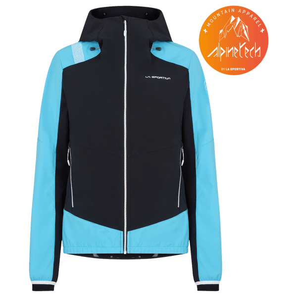 Veste La Sportiva AEQUILIBRIUM SOFTSHELL JACKET Women Black/Malibu Blue