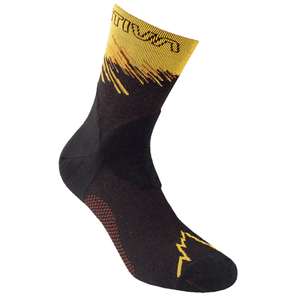Chaussettes La Sportiva ULTRA RUNNING SOCKS Black/Yellow