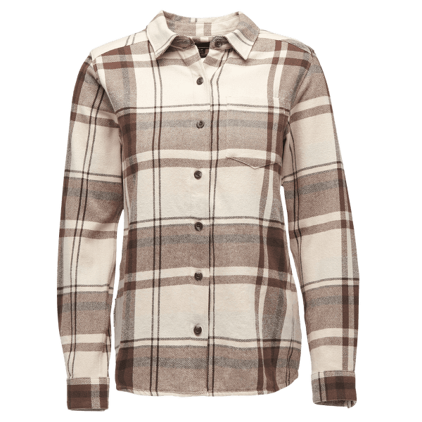 Chemises a manches longues Black Diamond Project Flannel Women Chalk Pink-Walnut Plaid