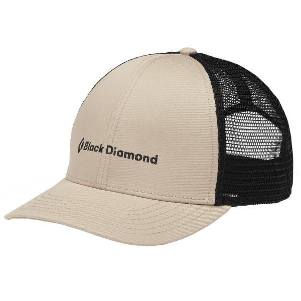 Casquette de baseball Black Diamond BD Trucker Hat Khaki-Black-BD Wordmark