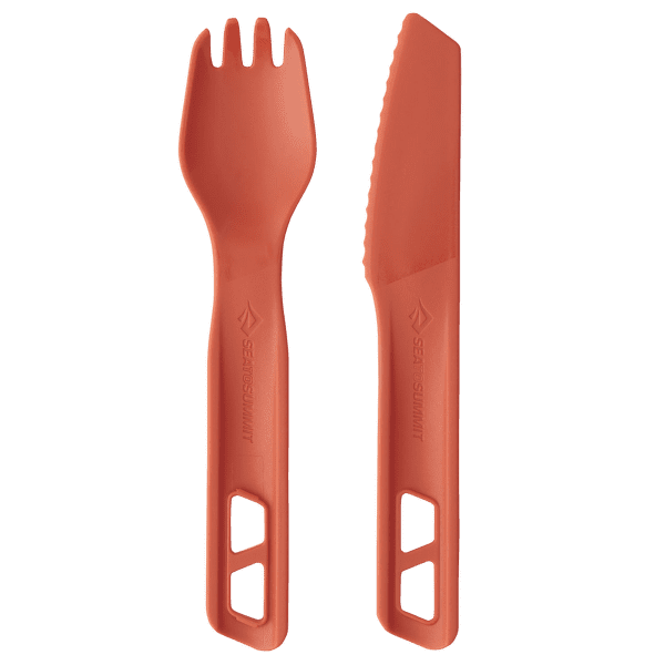 Couverts Sea to Summit Passage Cutlery Set - [2 Piece] Spicy Orange