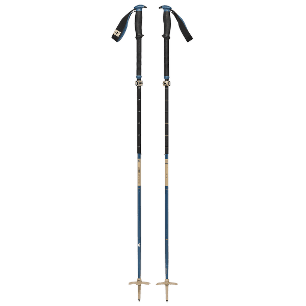 Trou Black Diamond TRAVERSE COMPACTOR SKI POLES Creek Blue