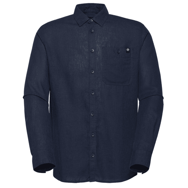 Chemises a manches longues Mammut  Alvra Summer Longsleeve Shirt Men marine 5118