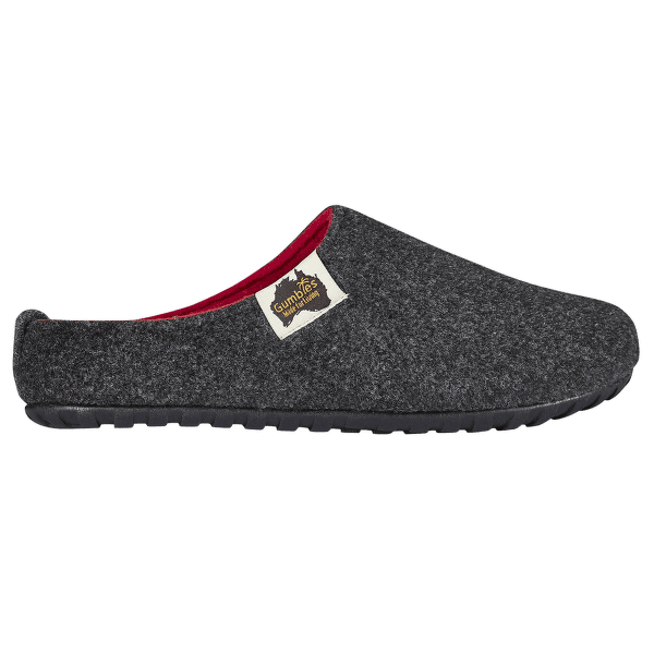 Pantofle Gumbies Outback Charcoal & Red Charcoal / Red