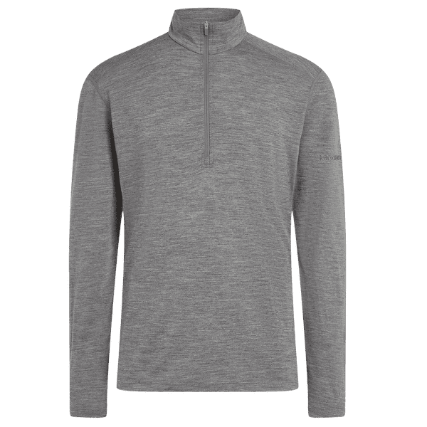 T-shirt a manches longues Icebreaker Merino 200 Oasis LS Half Zip Men GRITSTONE HTHR-013