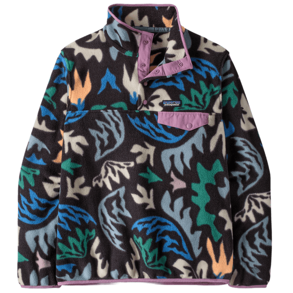 Sweat-shirt Patagonia Lightweight Synch Snap-T Pulover Women Kaleido: Black