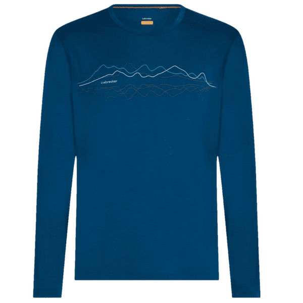 T-shirt a manches longues Icebreaker Merino 200 Oasis LS Crewe Icebreaker Men ATLANTIS