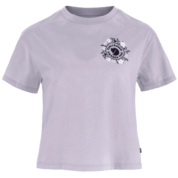 T-shirt a manches courtes Fjällräven Fjällblomster Logo T-Shirt Women Lavender Mist