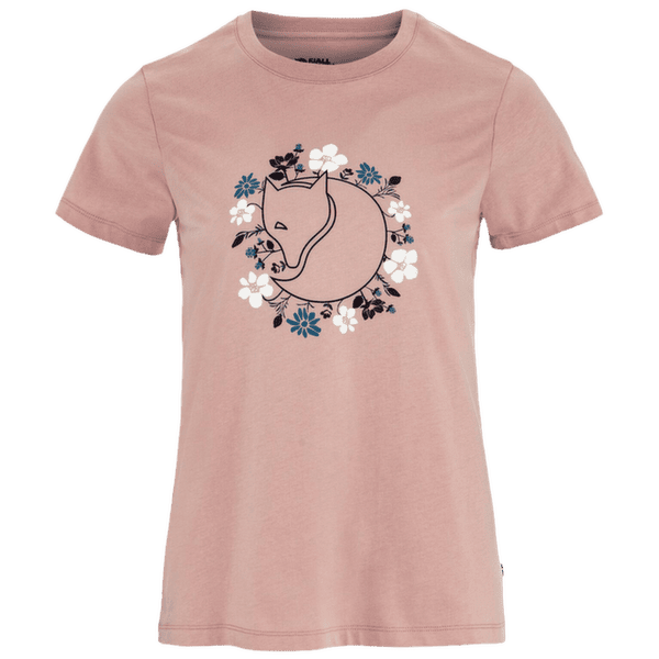 T-shirt a manches courtes Fjällräven FJÄLLBLOMSTER FOX T-SHIRT WOMEN Chalk Rose