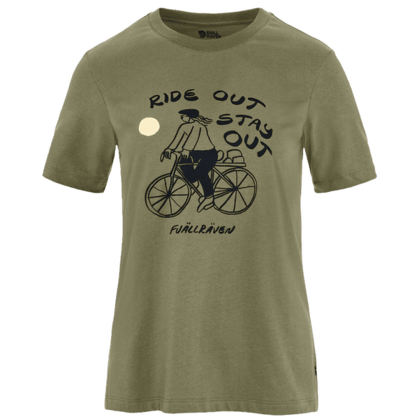 T-shirt a manches courtes Fjällräven HOJA IVÄG T-SHIRT WOMEN Green