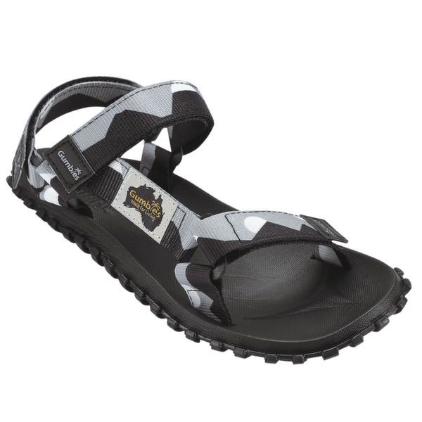 Sandales Gumbies Scrambler Sandal - Black & Grey Black / Grey