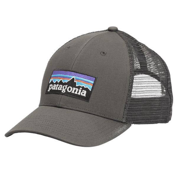 Casquette de baseball Patagonia P-6 Logo LoPro Trucker Hat Forge Grey