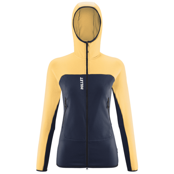 Sweat-shirt Millet FUSION GRID HOODIE Women SUNFLOWER/SAPHIR