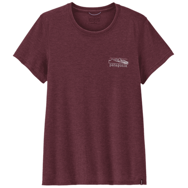 T-shirt a manches courtes Patagonia Cap Cool Trail Shirt - Stratapeaks Women Berry Fig