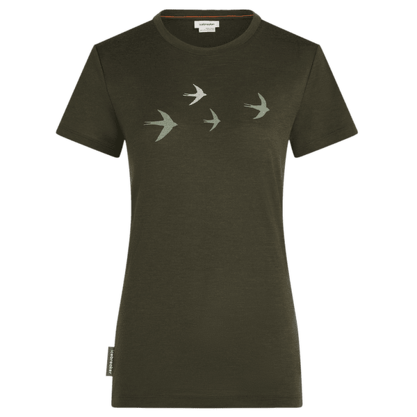 T-shirt a manches courtes Icebreaker Merino 150 Tech Lite SS Tee Bird Transit Women DK LODEN