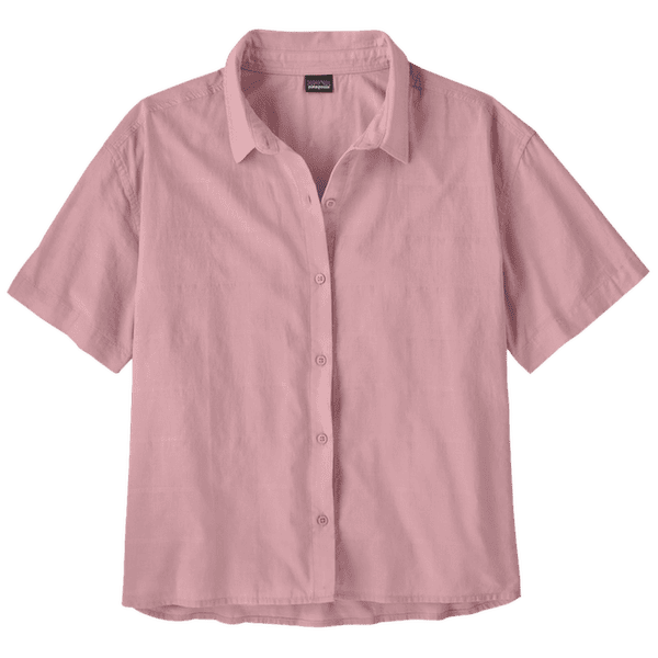 Chemises a manches courtes Patagonia LW A/C Shirt Women Windowpane Dobby: Quiet Violet